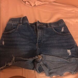 Express Blue Jean Shorts